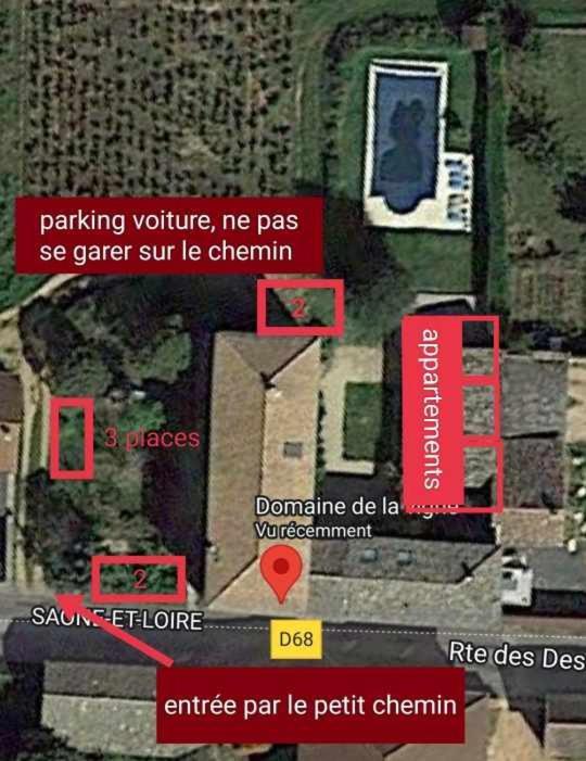Apartmán Au Coeur Des Vignes Moulin A Vent La Chapelle-de-Guinchay Exteriér fotografie